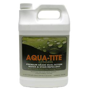 Aqua-Tite Green Water Repellent 1 gallon concentrate for treating large canvas and fabric projects