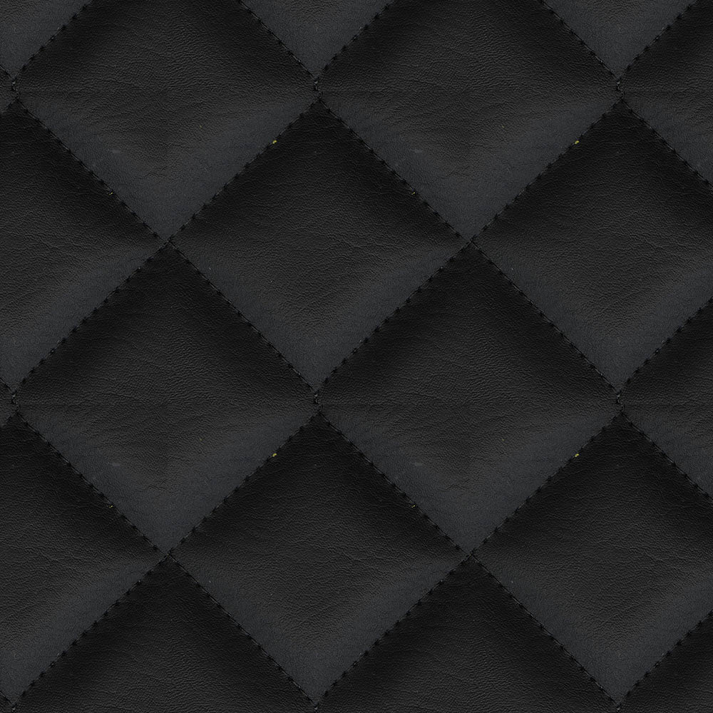 54" Arctic -40 Black (9009) Double-Quilted Vinyl Fabric