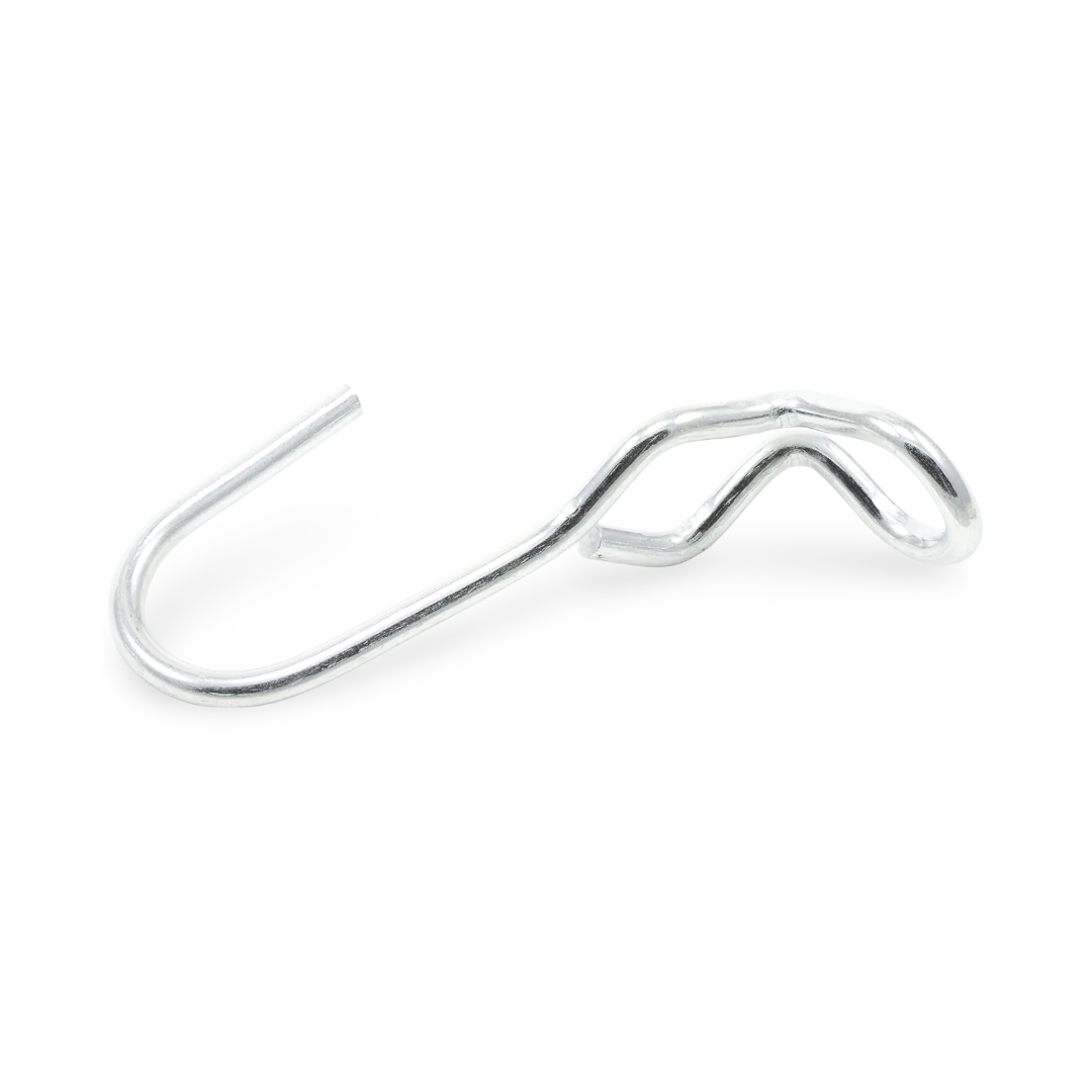 3/8" (#12) Galvanized Steel Double Eye Hook