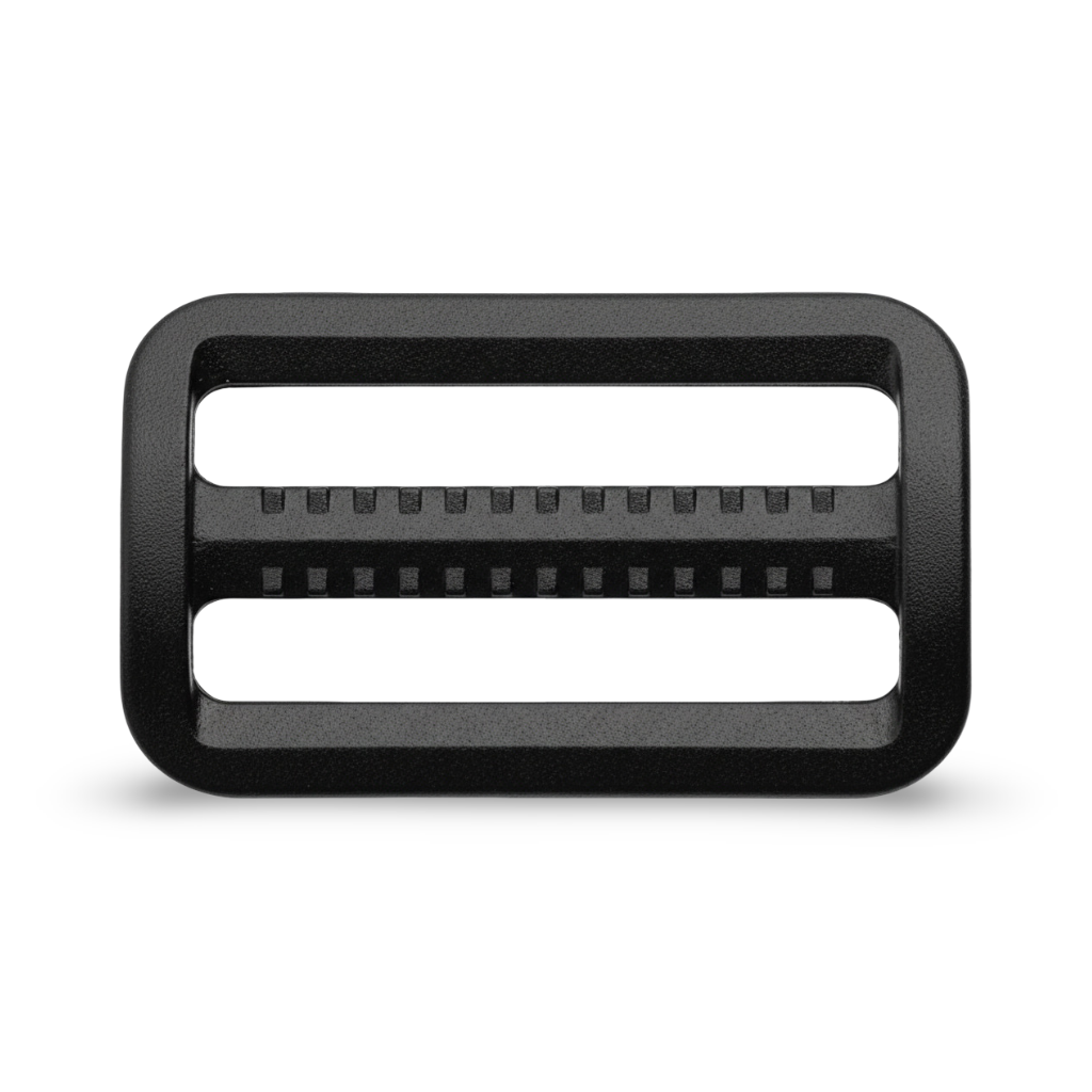 Black Acetal Standard 3-Bar Webbing Slide