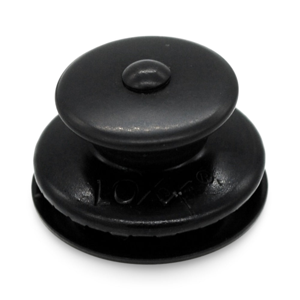 LOXX® "Pull-It-Up" Fastener Black Chrome Large Head Button
