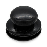 LOXX® "Pull-It-Up" Fastener Black Chrome Smooth Large Head Button