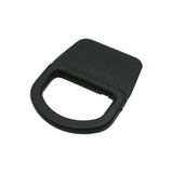 Black Plastic Sewable D-Ring Grommet