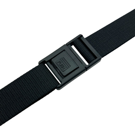 Black Single Adjustable Center Release Webbing Buckle