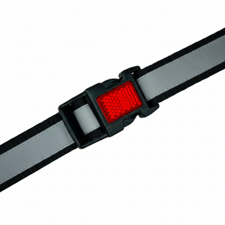 1" Black Single Adjustable Side Release Reflector Safety Buckle