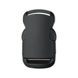 1" Black Slimline Single Adjustable Side Release Webbing Buckle