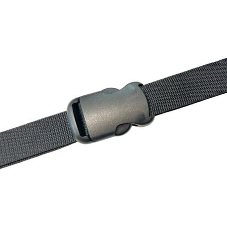 1" Black Slimline Single Adjustable Side Release Webbing Buckle