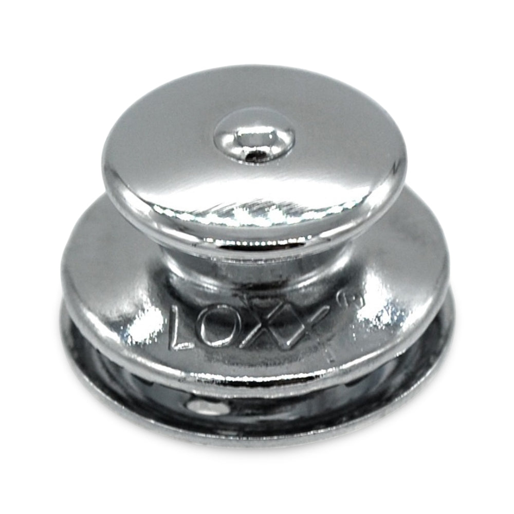 LOXX® "Pull-It-Up" Fastener Chrome-Plated Brass Large Head Button