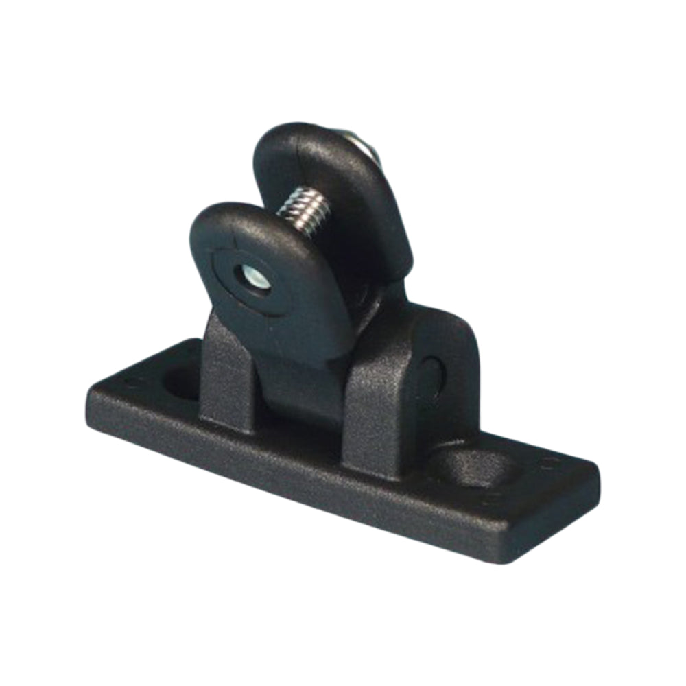 2-1/2" x 7/8" Black Delrin Universal Deck Hinge