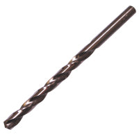 Stubby drill bit for drilling in tight spaces