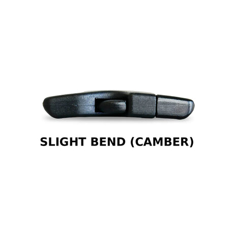 Black Euro-Style Camber Single Adjustable Side Release Webbing Buckle