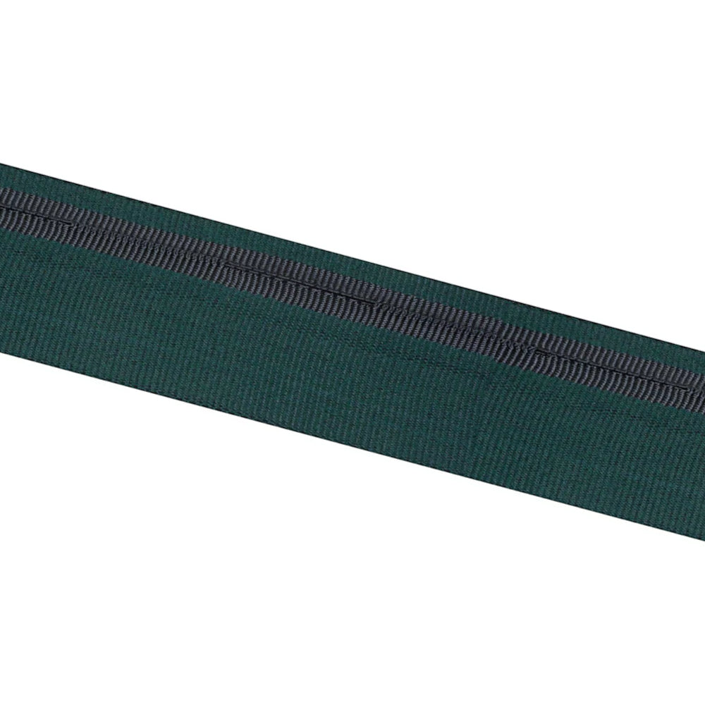 2-1/8" E-Z Lace Supreme Forest Green Slotted Webbing