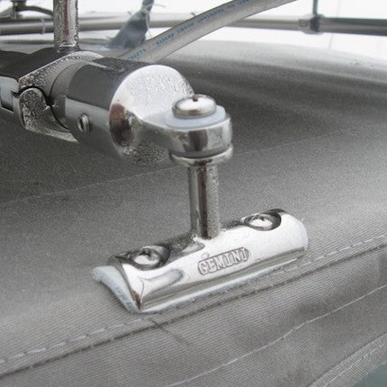 1" Gemini Stainless Steel Concave Rail Mount