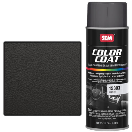 SEM Vinyl Coat spray graphite for vinyl restoration