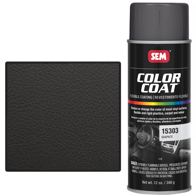 SEM Vinyl Coat spray graphite for vinyl restoration