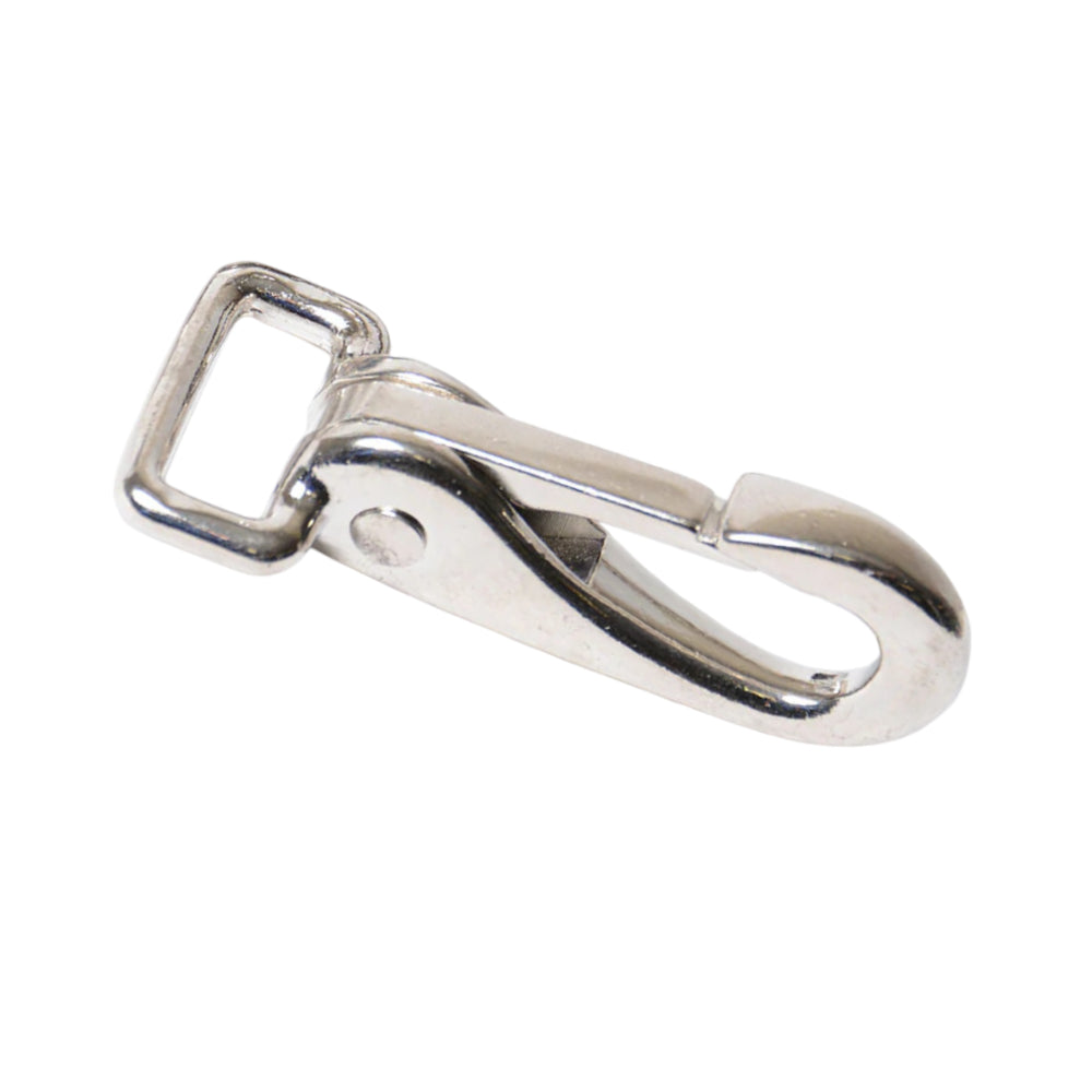 Heavy-Duty Nickel-Plated Steel Snap Hook