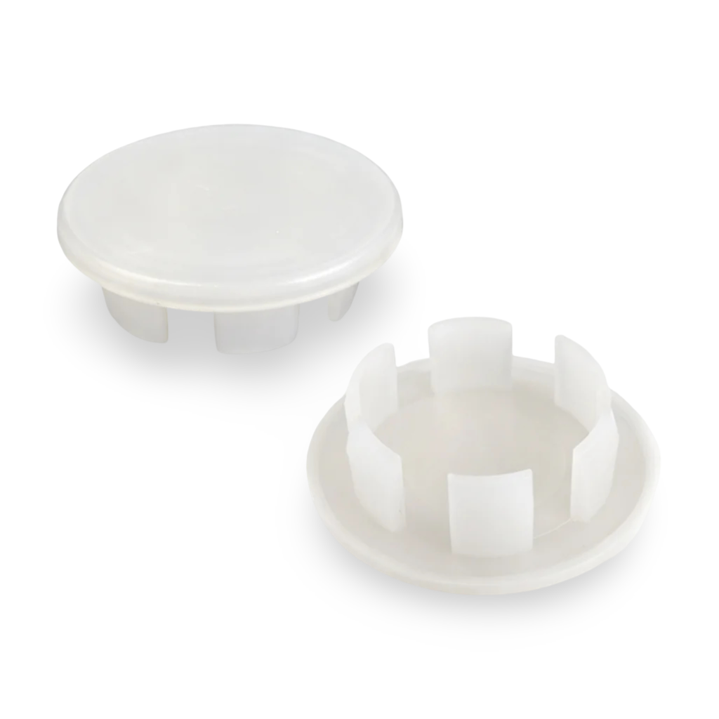5/8" (0.625") White Plastic Hole Plug