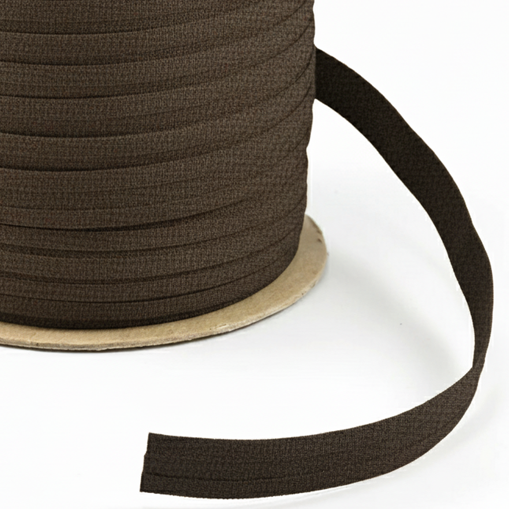 3/4" Sunbrella® Walnut Brown Tweed Straight-Cut Binding Tape