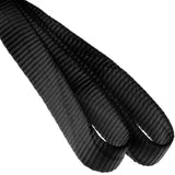 Black Polypropylene Tubular Webbing