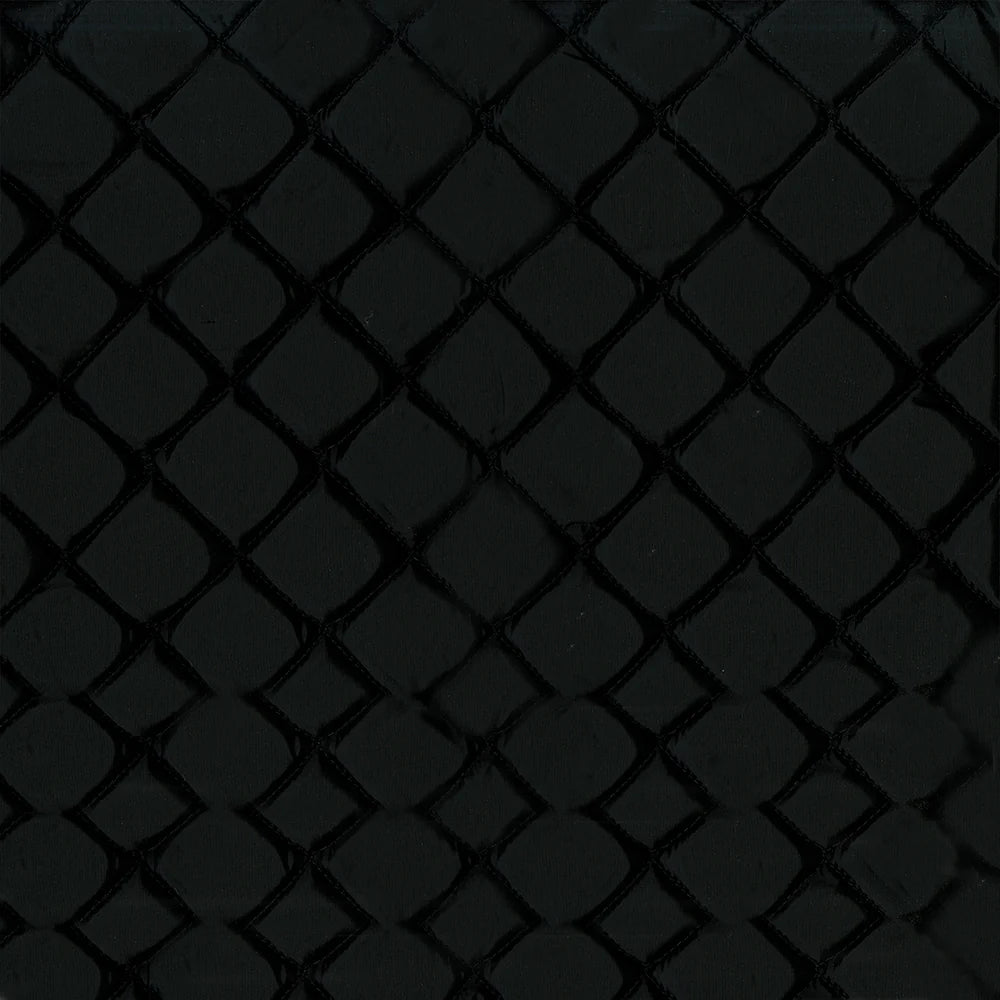 58" Black Quilted Jacket Liner Fabric