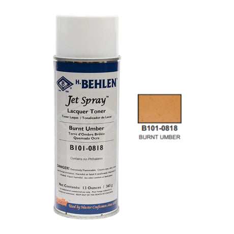 Jet Spray™ Burnt Umber Lacquer (B101-0818) [13 oz]