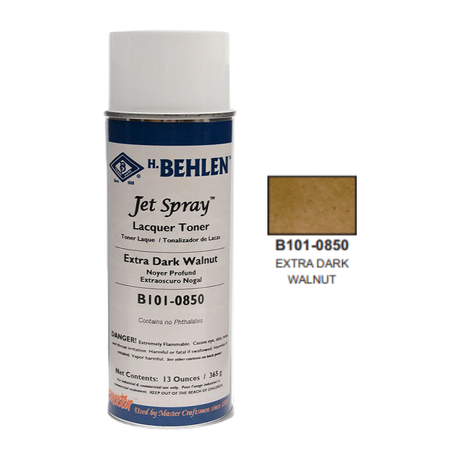 Jet Spray™ Extra Dark Walnut Lacquer (B101-0850) [13 oz]