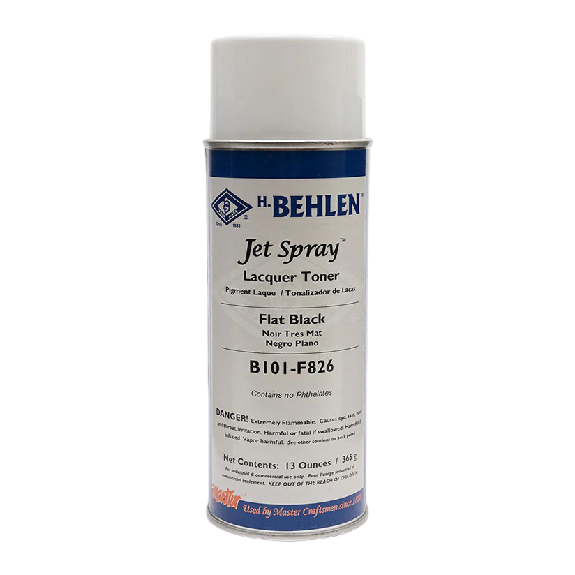 Jet Spray™ Flat Black Lacquer (B101-F826) [13 oz]