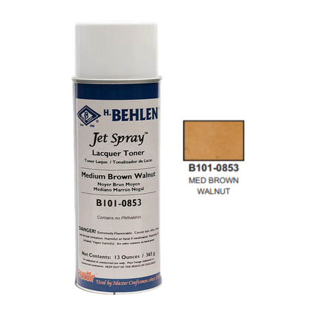 Jet Spray™ Medium Brown Walnut Lacquer (B101-0853) [13 oz]