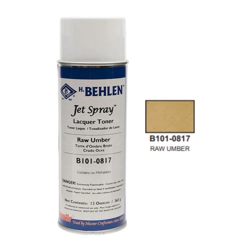 Jet Spray™ Raw Umber Lacquer (B101-0817) [13 oz]