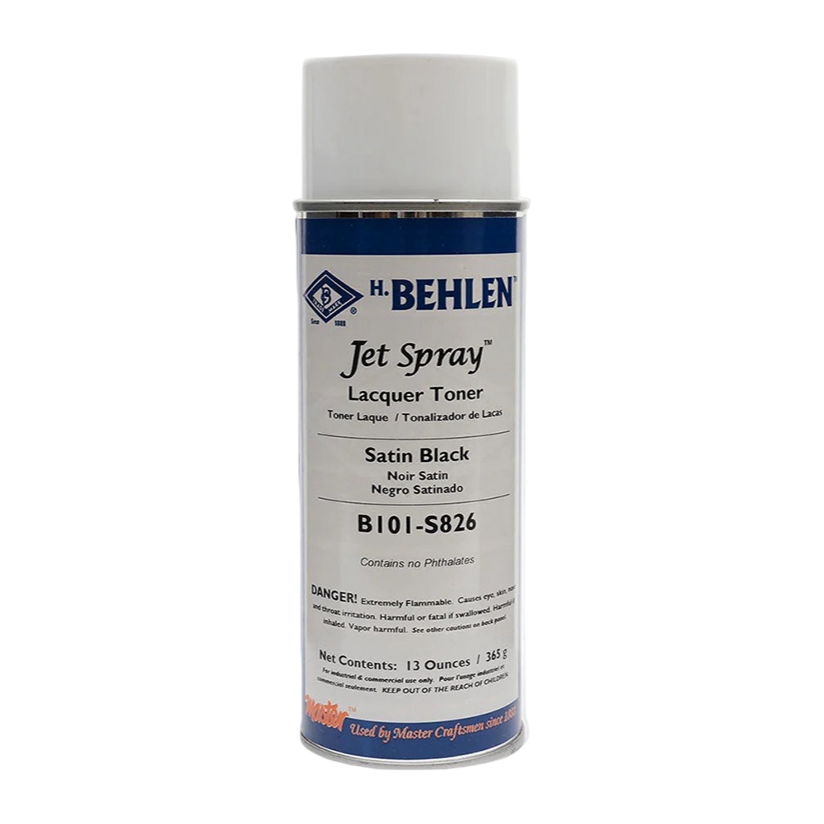 Jet Spray™ Satin Black Lacquer (B101-S826) [13 oz]
