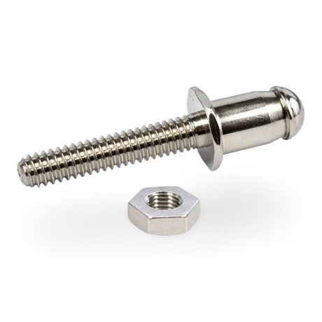 5/8" DOT® Lift-the-DOT® Three-Way Locking Fastener Machine Screw Stud with Nut