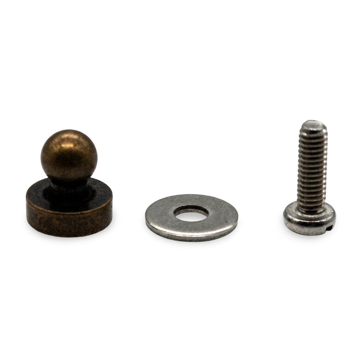 LOXX® "Pull-It-Up" Fastener Antique Brass Ball Stud
