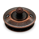 LOXX® "Pull-It-Up" Fastener Antique Copper Canvas Stud