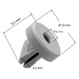 LOXX® "Pull-It-Up" Fastener Gray Plastic Track Slider