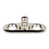 LOXX® "Pull-It-Up" Fastener Nickel-Plated Brass Oval Base Stud