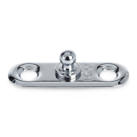 LOXX® "Pull-It-Up" Fastener Chrome-Plated Brass Oval Base Stud