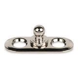 LOXX® "Pull-It-Up" Fastener Chrome-Plated Brass Oval Base Stud