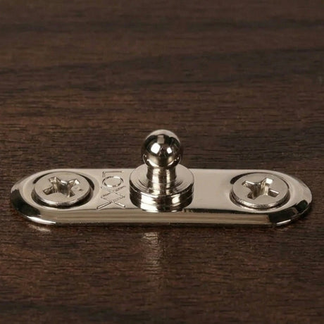 LOXX® "Pull-It-Up" Fastener Chrome-Plated Brass Oval Base Stud