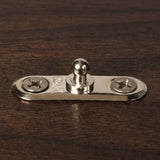 LOXX® "Pull-It-Up" Fastener Nickel-Plated Brass Oval Base Stud