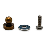 LOXX® "Pull-It-Up" Fastener Natural Brass Ball Stud
