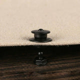 LOXX® "Pull-It-Up" Fastener Black Brass Wood Screw Stud
