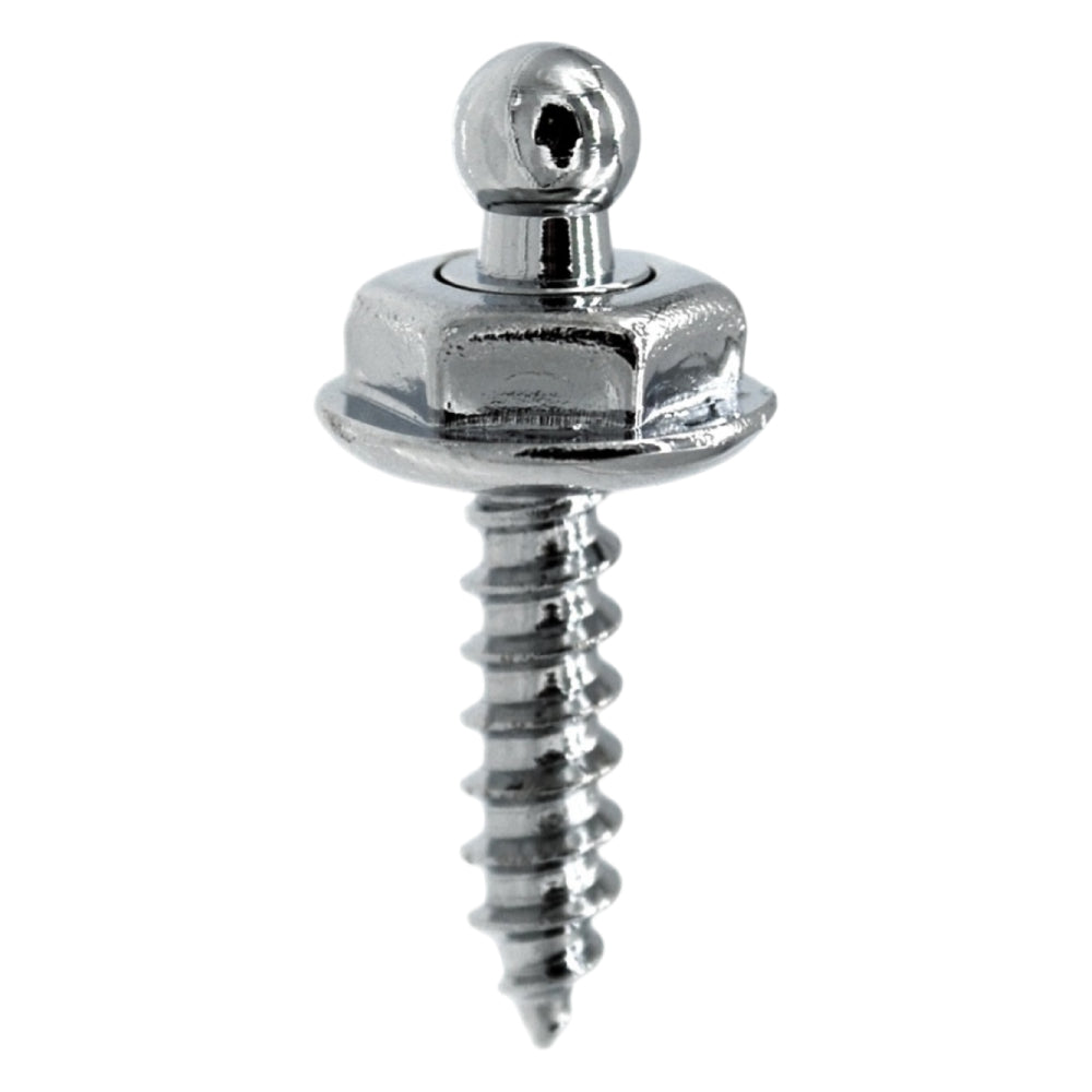 LOXX® "Pull-It-Up" Fastener Chrome-Plated Brass Wood Screw Stud