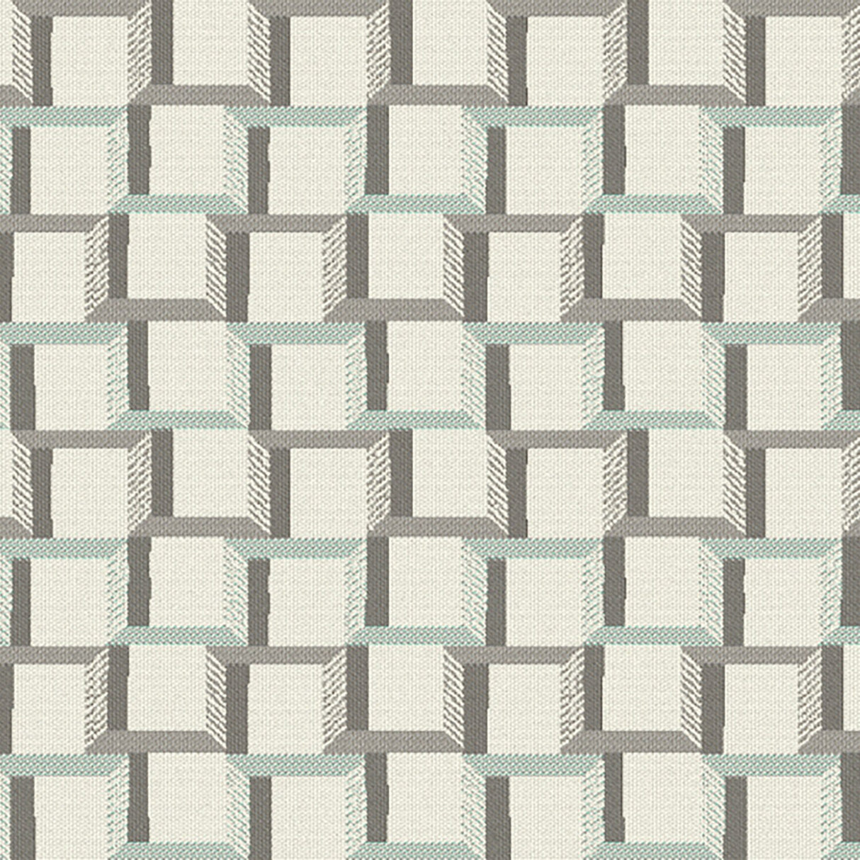 54" Sunbrella® Squares Mist (145471-0002) Upholstery Fabric