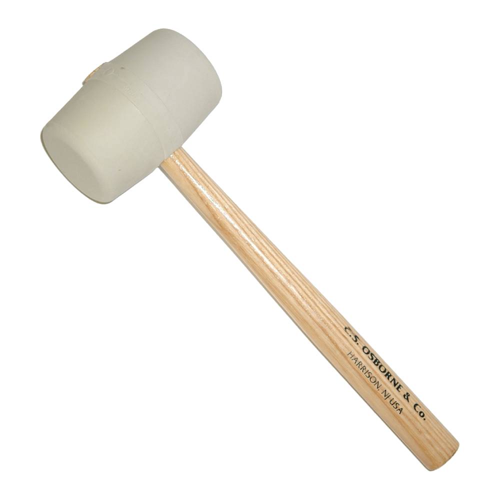 No. 396-2 White Rubber Mallet — 2" Head