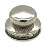 LOXX® "Pull-It-Up" Fastener Nickel-Plated Brass Smooth Large Head Button