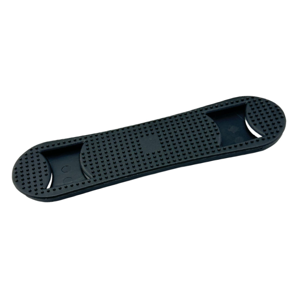 PD-716 Black PVC Oval Shoulder Strap Pad