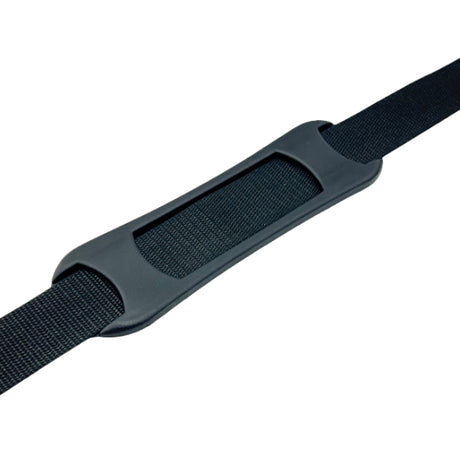 PD-716 Black PVC Oval Shoulder Strap Pad
