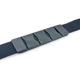 PD 719 1-1/2" Heavy-Duty Black PVC Shoulder Strap Pad