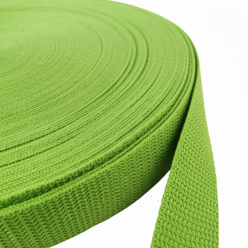 1.35 mm Lime Green Polypropylene Webbing