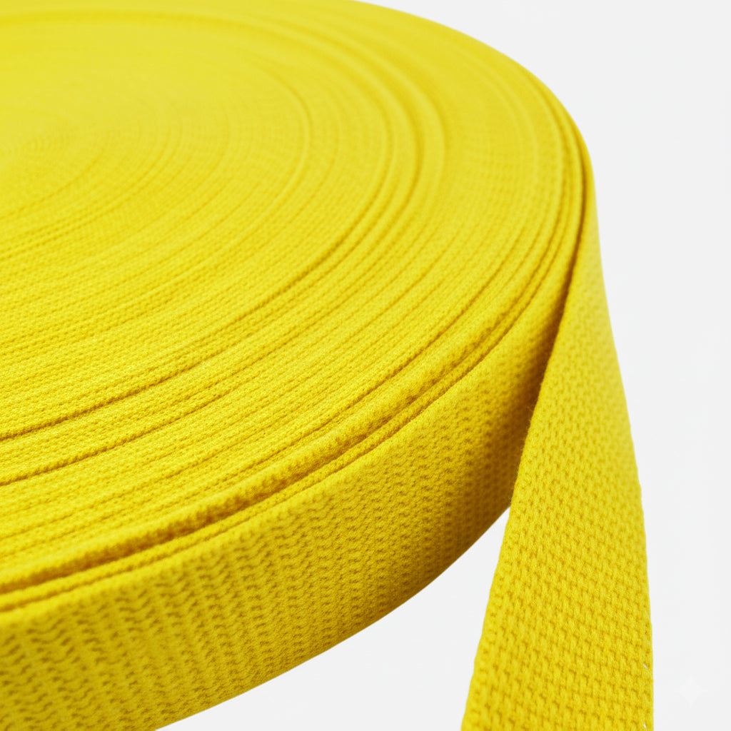 2.3 mm Yellow Polypropylene Webbing